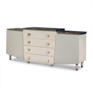 Wholesale 17.7in Sideboard Buffet Console Table 1.5m Matted 4 Drawer from china suppliers
