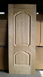 China Natural Teak Veneer HDF MDF Door Skin For Commercial Interior Wood Doors Faced on sale