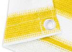 Lightweight Balcony Privacy Screen , Construction Safety Netting With Metal