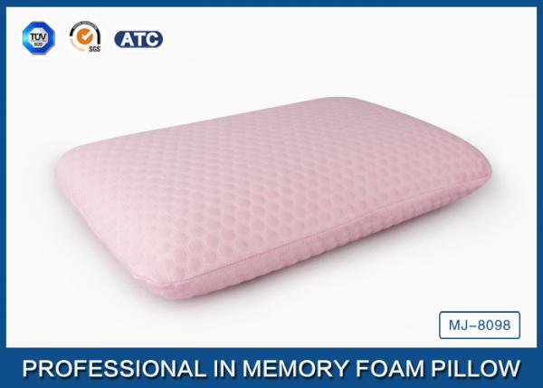 Quality 45D Bread Polyurethane Traditional Memory Foam Pillow With Washable Zippered Cover for sale