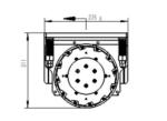 48V AGV Mecanum Wheel Drive Assembly 4 Wheel Load 500KG Diameter 180mm