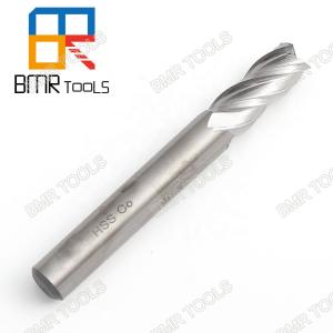 Wholesale BMR TOOLS 10.0mm with 10mm shank HSS 6542 square end mill cutter 4flute DIN844 standard for metal milling from china suppliers