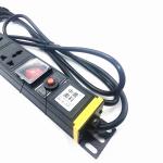 Lithium alloy PDU Cabinet 2 ,6 outlets Power Strip Universal Extension Socket