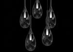 Glass Chandelier Ceiling Luxury Interior Led Design Modern Hanging Lamps Pendant