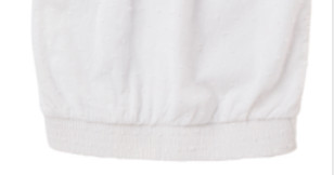 Cotton 100% 150 GSM White Sleeveless Summer Girl Dress
