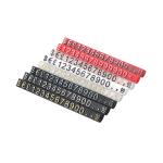 Jewelry Store Display Digital Cube Tag Holder with Custom Plastic Retail Display