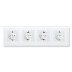 Plastic UL94V0 Socket European Standard Round Mounting Bottom Box