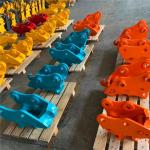 Hydraulic Excavator Quick Tilt Coupler , Q355B Mini Digger Quick Hitch