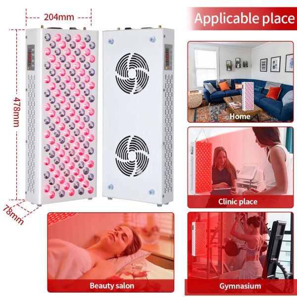 Medical Grade Near Infrared Light Panel 1000W 1500W Red Light Therapy Lamp Stand