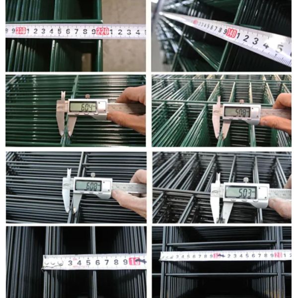 6x7ft Double Loop Wire Fence With Post For Security 2.0*2.5m*4.0mm