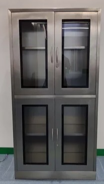 304SUS Adjustable Medical Cupboard Storage Cabinet Hospital Furniture