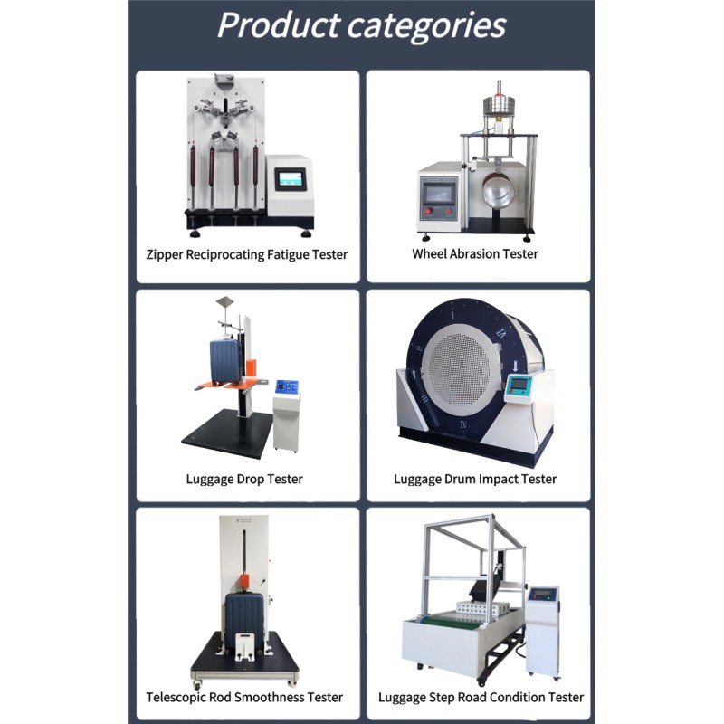 Luggage Stair Road Condition Testing Machine Suitcase Wheels and Shell Stairs Collision Testing Machine