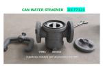 IMPA 872001 MARINE CAN WATER STRAINER S-TYPE 5K-25A JIS F7121 BODY-CAST IRON