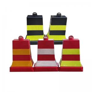 China Plastic Waring Traffic Barricade Water Filed Safety Barrier 320mm on sale