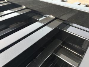 Wholesale Interpon powder coated Crimped Spear Garrison Tubular Fence Panels 2100mm Height*2400mm width from china suppliers