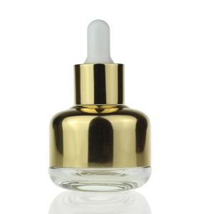 Wholesale Fancy Serum Essential Oil Dropper Glass Bottle Makeup Packaging 30ml from china suppliers