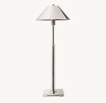 Metal Slope Shade Adjustable Height Wall Mounted Bedside Table With Light