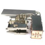 Custom Anodized Heatpipe Welding Zipper Stacked Fin heat sink for Communication