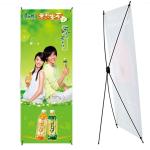 Adjustable Roll Up Poster Stand , Aluminum Frame Trade Show Displays
