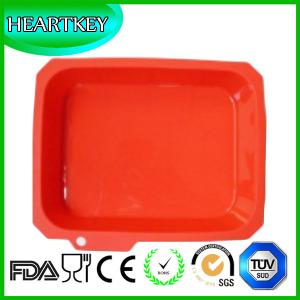 China Square Shape Silicone Cake Pan Bakeware Silicone Bread Toast Mold on sale
