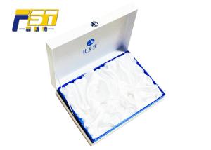 Wholesale White High End Gift Flower Box CMYK Printing Recyclable Size Welcome Customized from china suppliers