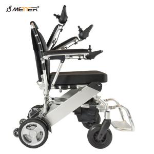 Wholesale Ultra Light Folding Electric Wheelchair 6km/h With Brushless Controller from china suppliers