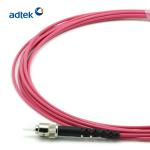 LC - ST Cable Jumper Simplex Multimode Fiber Optic Cable OM4 2.00mm 0.9mm 3.0mm