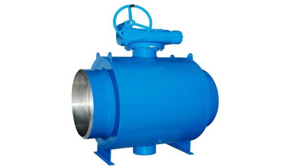 Fully Welded Floating Ball Valve Gear Operation DN 15 - 350 Size API Cerificatio