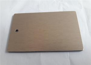 Wholesale Eco - Friendly Brushed Aluminum Sheets With Roughed Brushed Surface from china suppliers