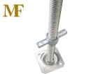 Adjustable Leveling 24" Golden Galvanized Screw Jack with Base Plate