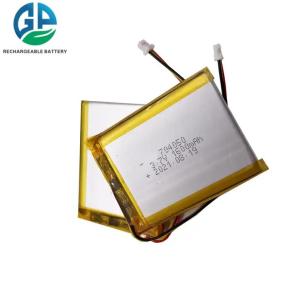 Wholesale KC IEC62133 Approve 704050 3.7v 1600mah Rechargeable Polymer Lithium Lipo Battery With Pcb Li-Polymer Battery from china suppliers