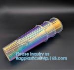 U Shaped Creative Disposable Glitter Cup, Beverage Juice Coffee Tea Takeaway