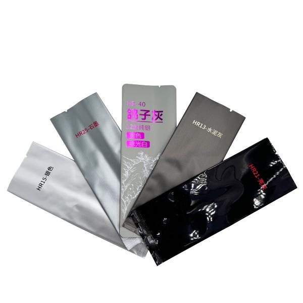 Grey Silver Color Side Gusset Packaging Airtight Light Proof Metallic Mylar Back