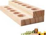 Wholesale Wooden Presentation Display Rack Stand Holder for Essential Oils Home