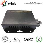 Wall Mounted POE Fiber Media Converter , Ethernet To Optical Fiber Media