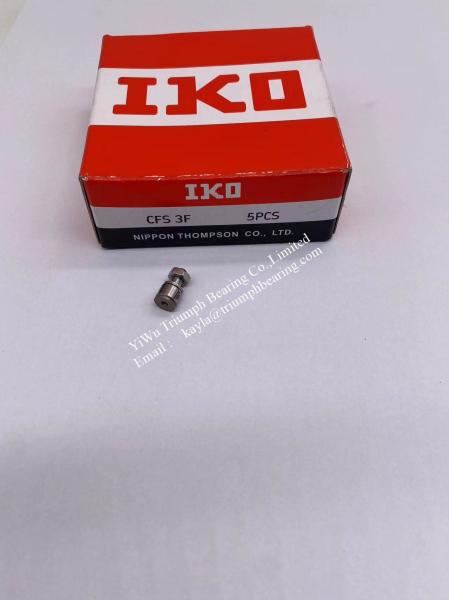 IKO Stainless Steel Miniature T Track Roller Bearing , Cam Follower CFS 3F