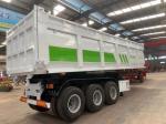 Heavy Duty Hydraulic Tri 3/4 Axle U Shaped Rear Dump Truck Semi Trailer Tipper