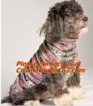 Dog snowflake pattern jacquard sweater, sweaters, crochet Pet Sweater, knit dog