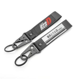 Wholesale Street-Racer Custom Key Lanyards - Retro Japanese Text &amp; Reinforced D-Ring Hooks​ from china suppliers