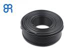 6M RF Coaxial Cable / RF Antenna Cable Velocity 66% With Sheath Smooth / Bright