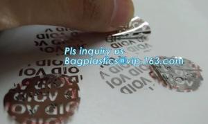 Wholesale Tamper Evident void security seal Label Sticker tape for medicine box,open void security label/ material, warranty stick from china suppliers