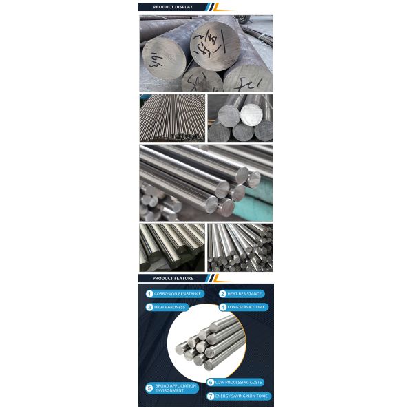 A276 304L 20mm Round Stainless Steel Rod 2205 2507 904L Stainless Round Bar