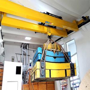 Wholesale Double Girder Workshop Overhead Crane Q235 Steel Material With Moving Device from china suppliers