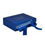 Coated Elegant Rigid Presentation Gift Boxes With Ribbon For Corporate Gifts