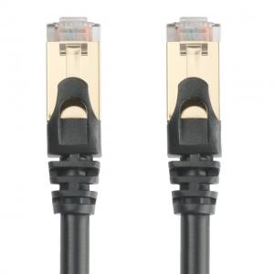 China CAT7 28AWG 4 Pair SFTP SSTP Lan  Network Patch Cord gold plated on sale