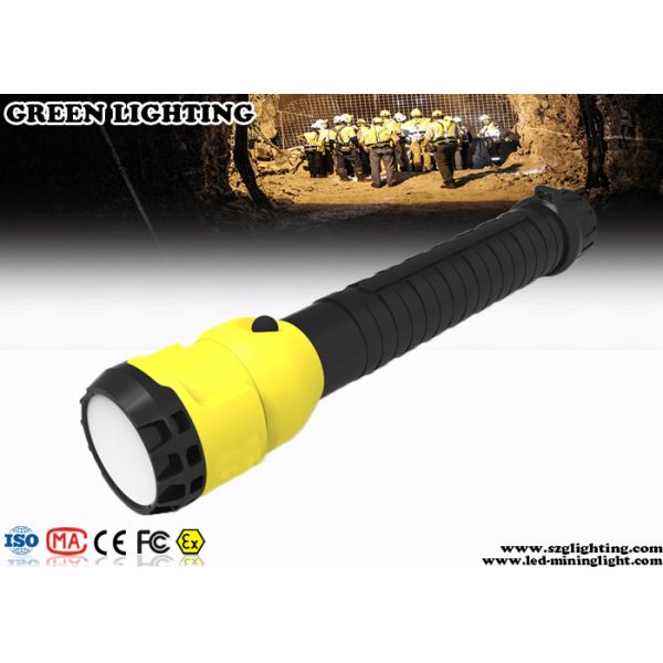 IP68 LED Explosion Proof Flashlight , Emergency Rechargeable Led Torch