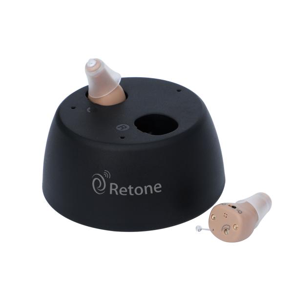Retone Rechargeable Digital Hearing Aids 4 Channels 32dB Invisible CIC Hearing