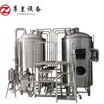 Sus304 Turnkey 3bbl Craft Beer Equipment For Brewery 300L Capacity PLC Control