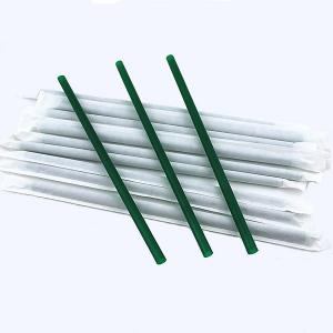 China Plastic Drinking Straws 20.6 cm length paper packing for juice drink on sale