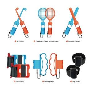 Wholesale Fitness 12 in 1 Functional Sports Accessories Kit for Nintendo Switch 2 Joy-Con Controllers from china suppliers